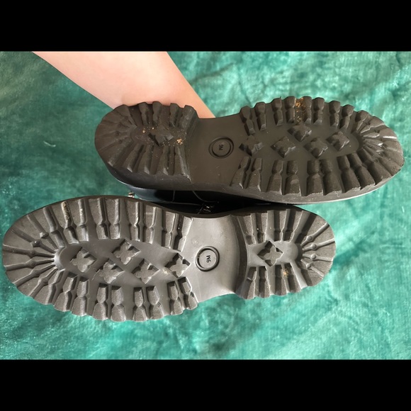 Vince Camuto Studded Combat Boots - Picture 4 of 5